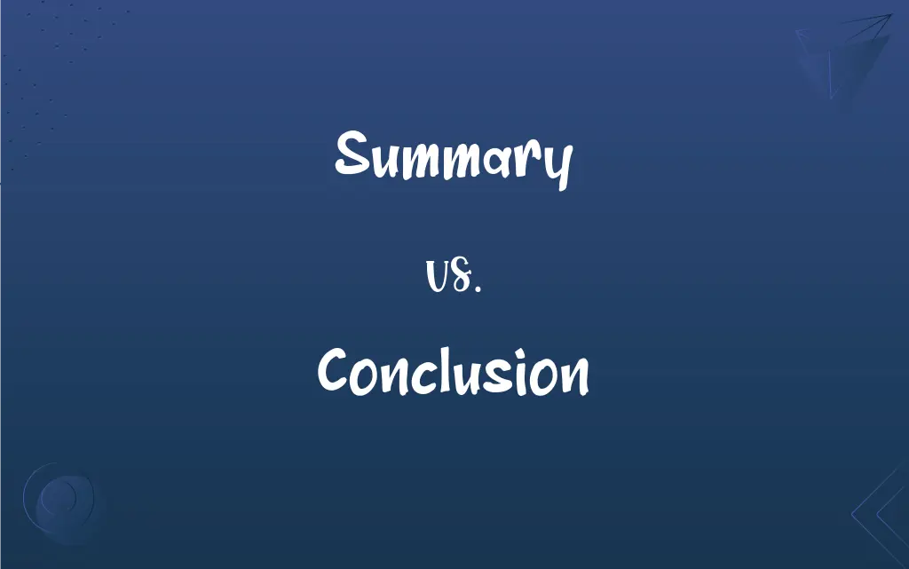 summary vs conclusion in research