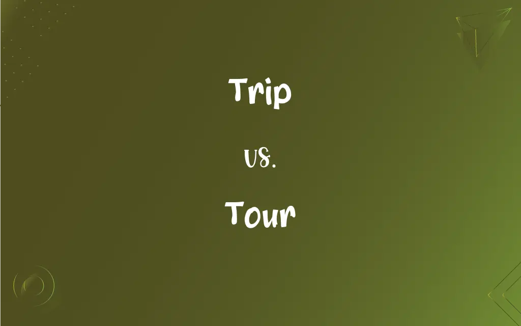 tour trip difference